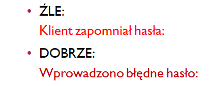 Przykłady warunku rozszerzenia